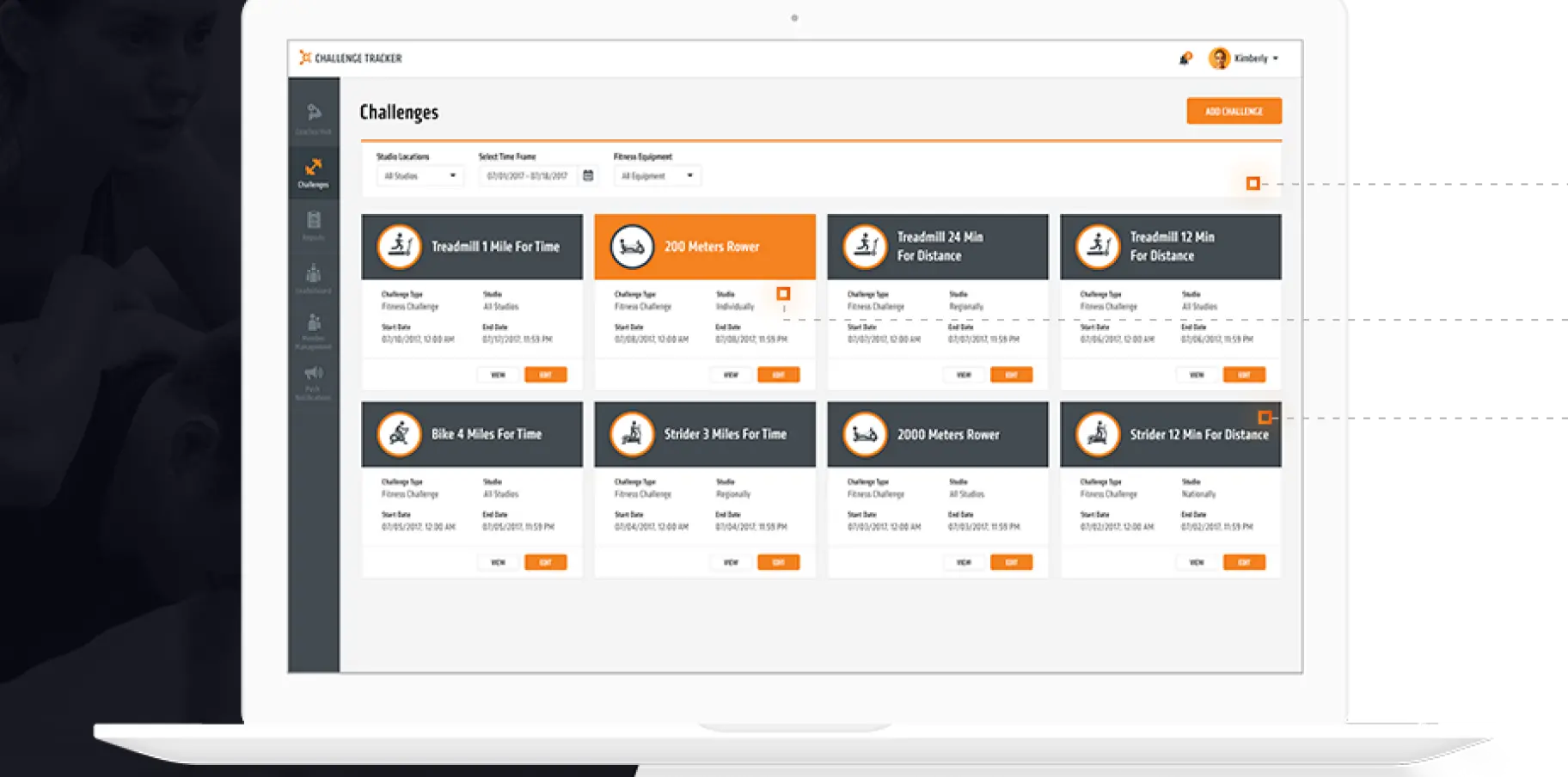 Fitness-focused CRM platform