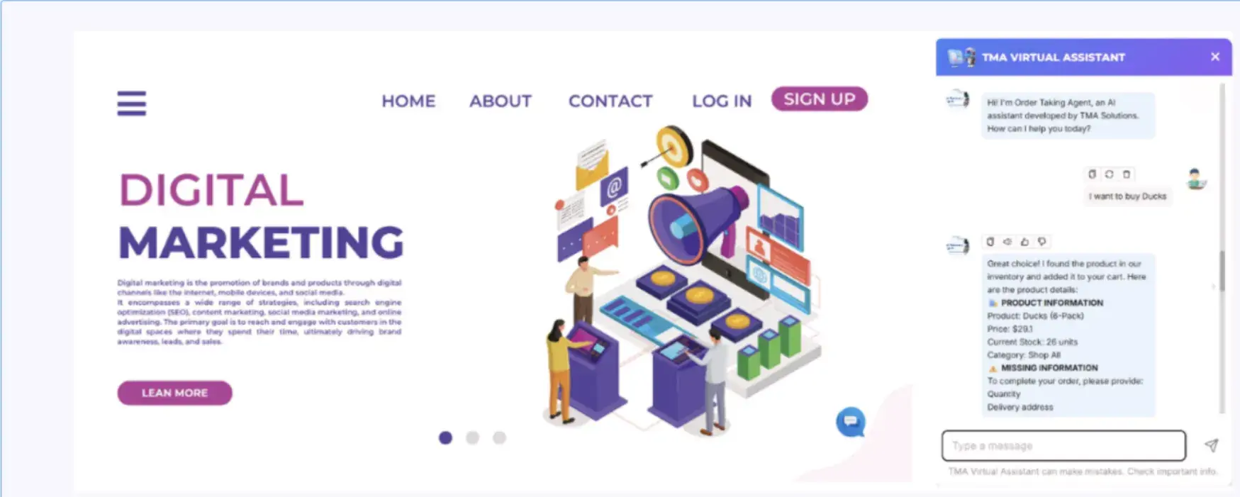 Customer Order Assistant