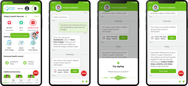 TMA engineers developing a HIPAA-compliant healthcare app with AI and data protection features