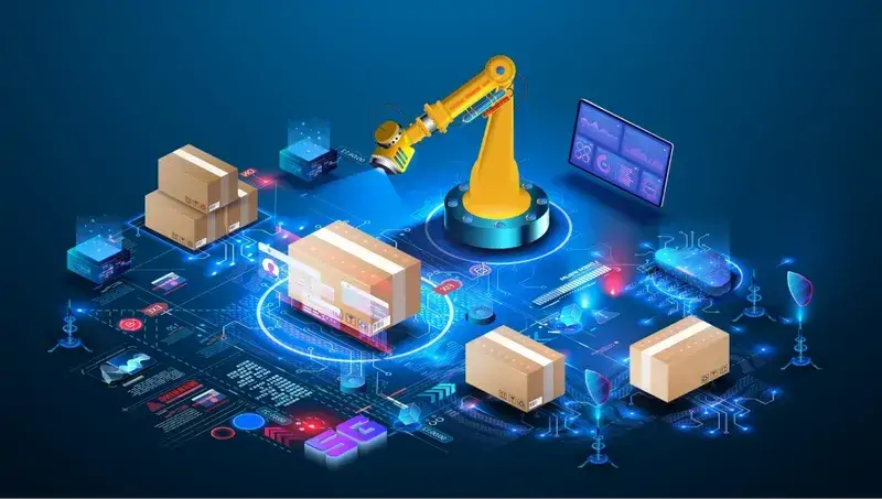 AI is applied to optimize supply chains and smart manufacturing processes.