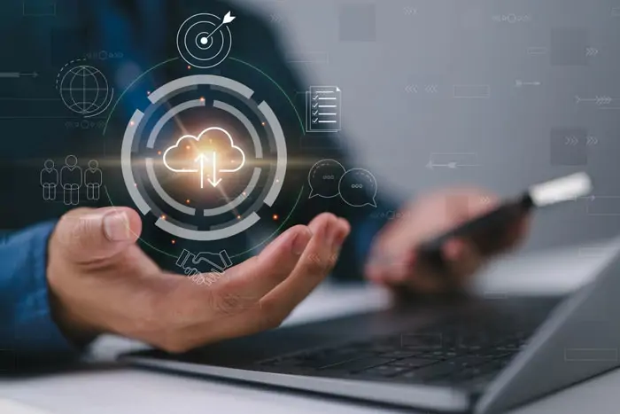 Digital transformation in finance industry uses cloud mobile