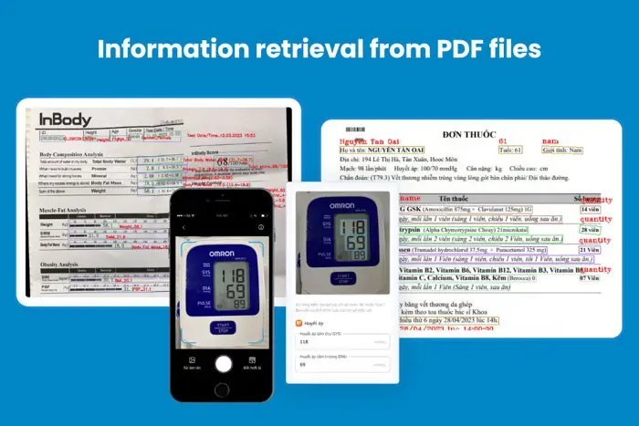 OCR helps retrieve information quickly in large volume documents
