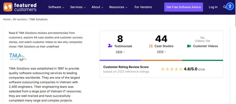 Real feedback and reviews from TMA’s Clients