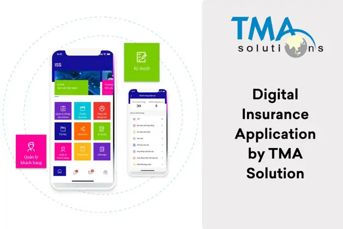 Digital insurance app by TMA Solutions offers real-time policy management and client support TMA Solution ensures the quality and innovation