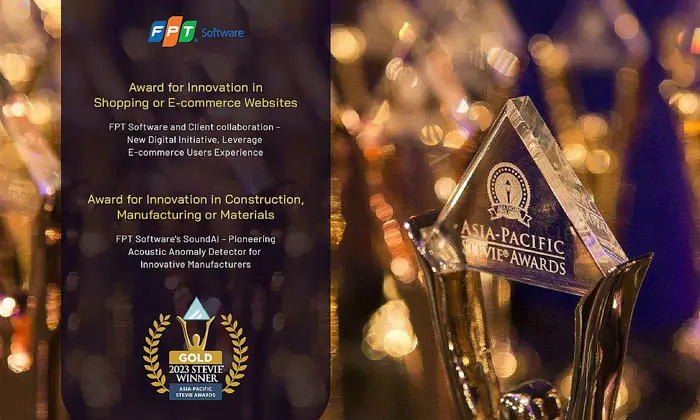 FPT software awarded 2 Gold Awards at Asia-Pacific Stevie Awards 2023