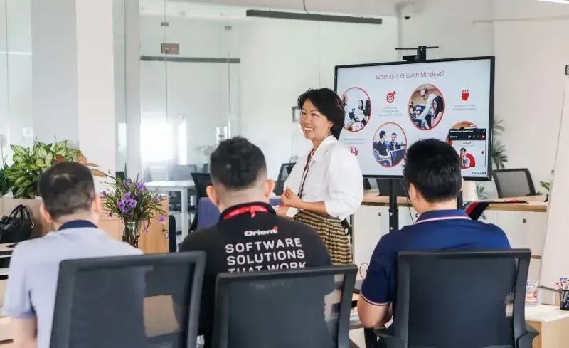 Orient Software is a Vietnamese software company specializing in AI and machine learning solutions for businesses