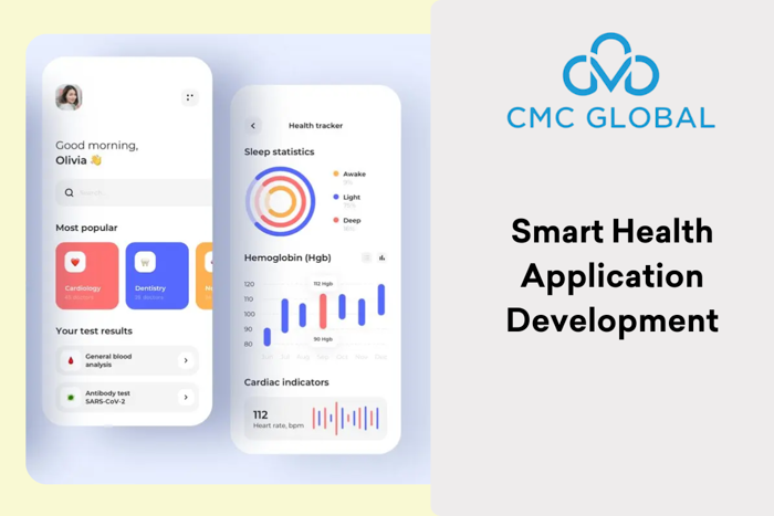 Monitor and manage medical profiles independently with CMC Global application CMC Global’s healthcare application