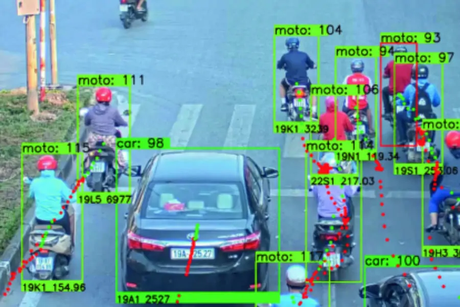 Smart camera system instantly recognizes license plates to enhancing security Smart camera enhances security instantly through license plate recognition