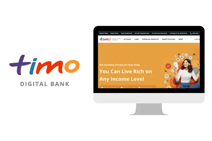 Timo is Vietnam's first digital-only bank top global fintech companies
