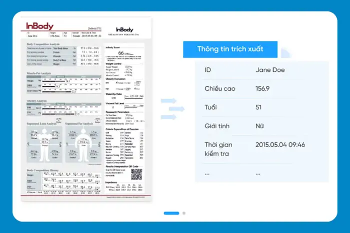 TMA Solution supports various OCR templates