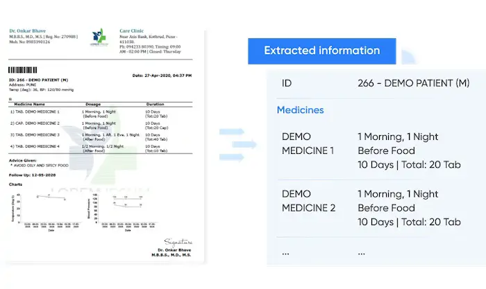 TMA's OCR functionality