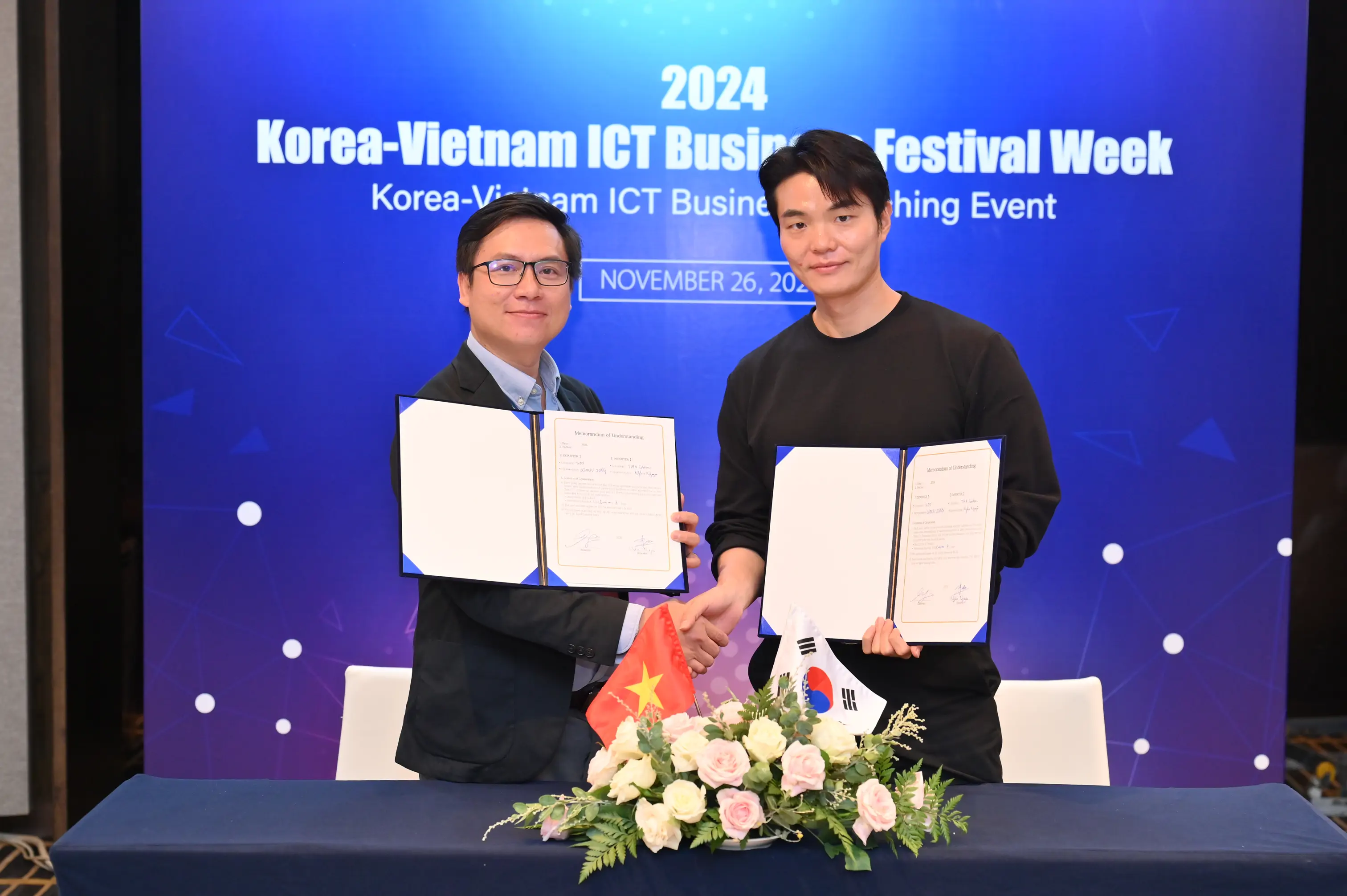 TMA signed a MOU with InDJ during the Korea-Vietnam ICT Business Festival Week